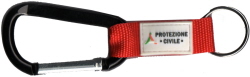 portachiave protezione civile moschettone new
