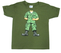 maglia baby soldato verde
