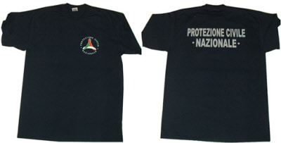Maglietta Stampata PROTEZIONE CIVILE NEW  00494