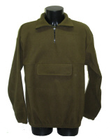 Maglia in pile con marsupio