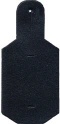 PORTASPILLA IN PELLE NERA B09560